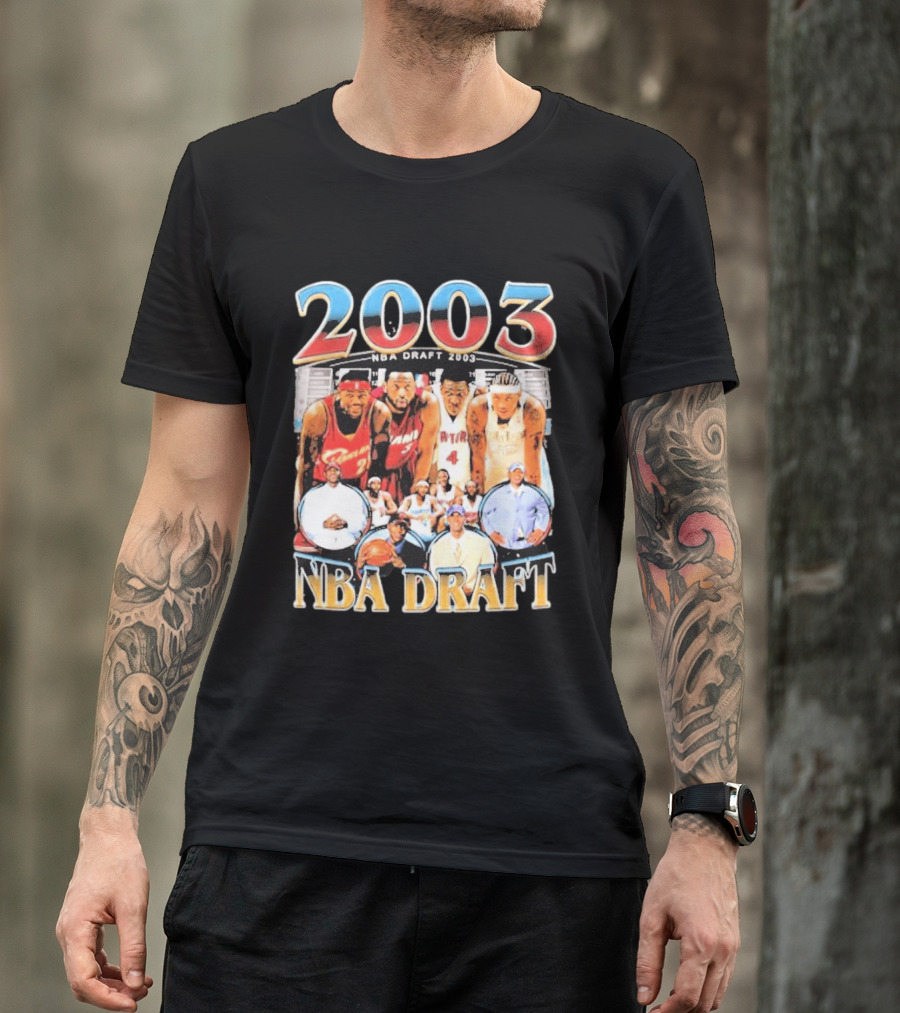2003 NBA Draft James Anthony Bosh Wade T-Shirt