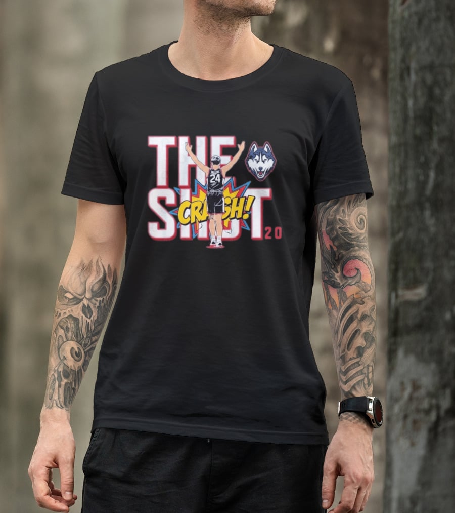 Uconn Huskies Braylon Mullins The Shot Crash 24 Basketball 20 T-Shirt