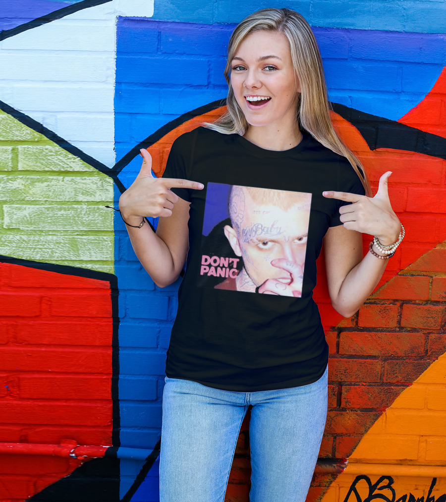 Lil Peep Don't Panic Single Cover Tattoo T-Shirt