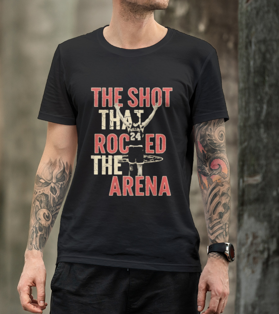 The Shot That Rocked The Arena Braylon Mullins Basketball Icon 24 T-Shirt