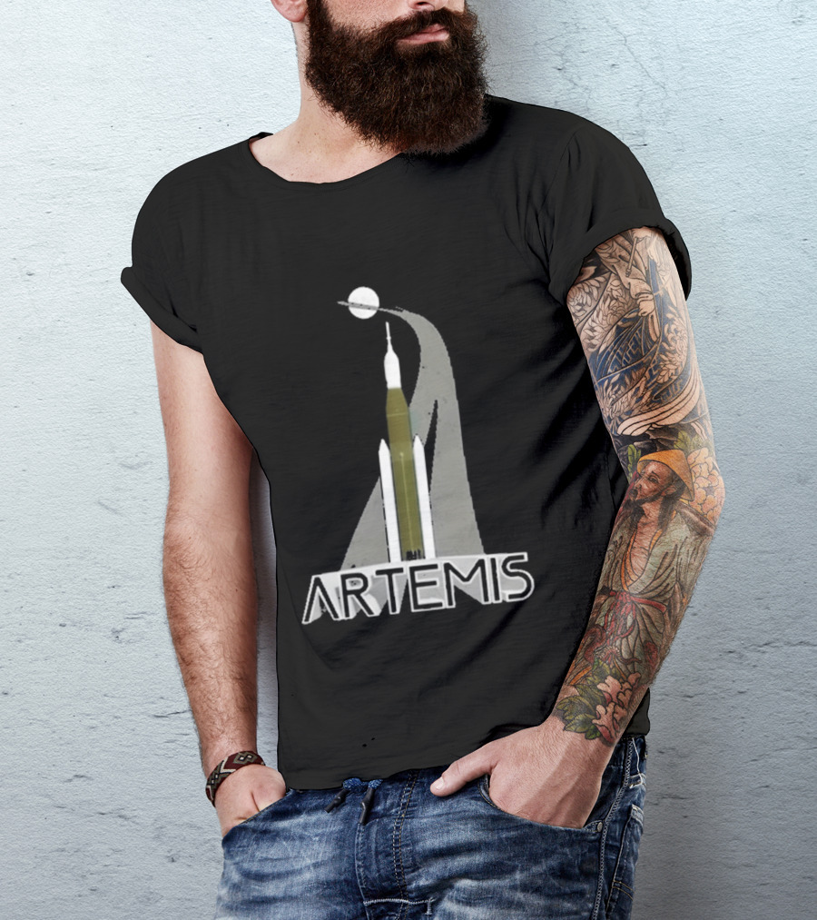 Nasa Artemis II Rocket Launch Space Exploration Mission T-Shirt