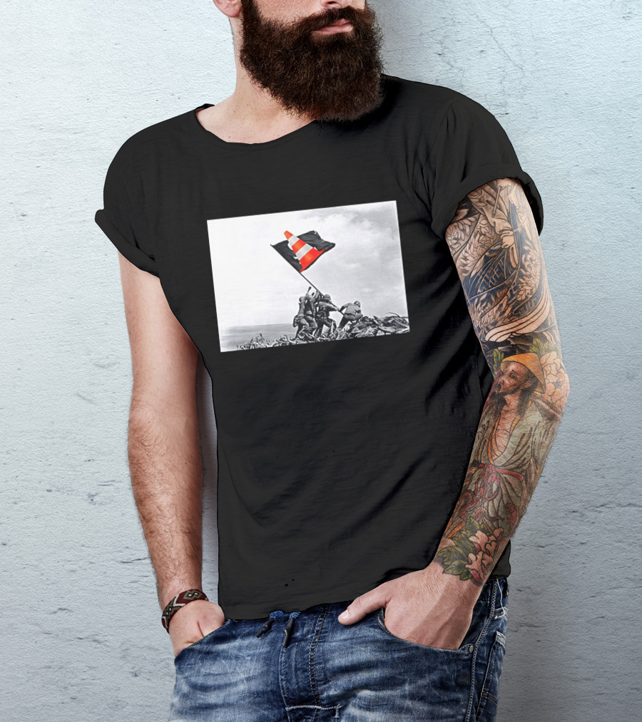 Pittsburgh Pirates Win Their First Series Traffic Cone Flag T-Shirt