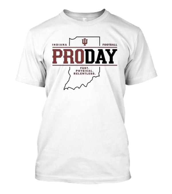 Indiana Football Pro Day Fernando Mendoza Event T-Shirt