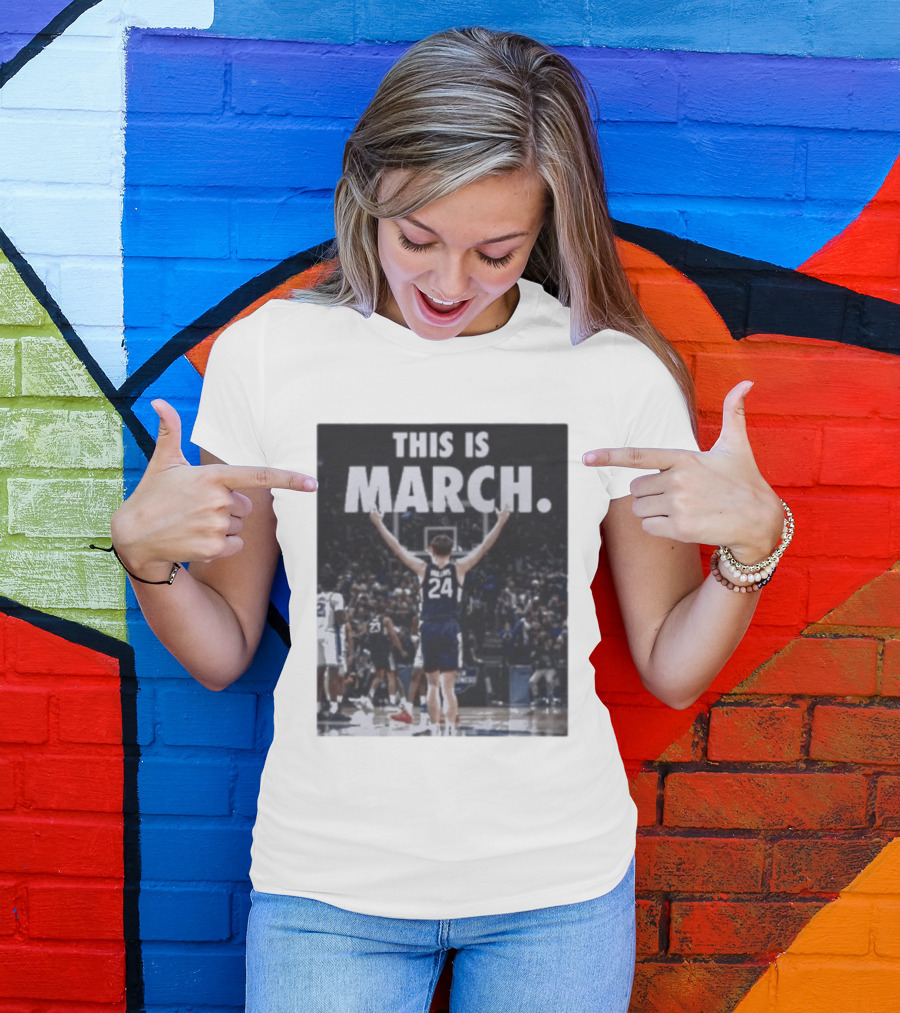 This Is March Braylon Mullins The Shot Uconn Clutch Basketball Moment T-Shirt