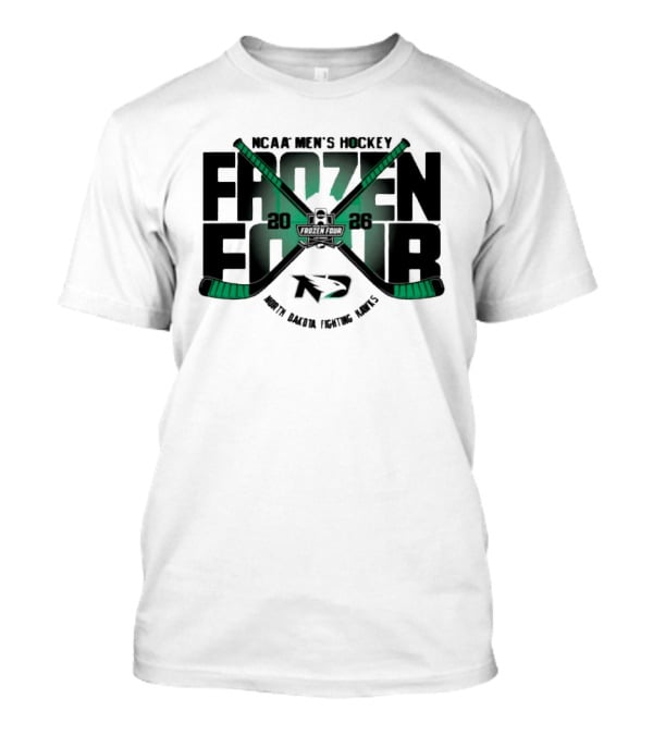 University Of North Dakota Men's Hockey 2026 Frozen Four ND Pride Sioux Team Spirit T-Shirt