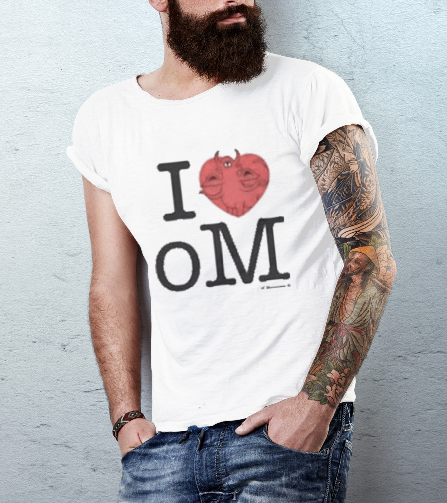 Polyvinyl Records Of Montreal I Love Om Heart Tomato Face T-Shirt