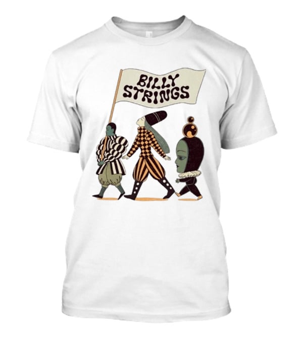 Billy Strings Spring Tour 2026 Parade Marching Characters With Dates T-Shirt