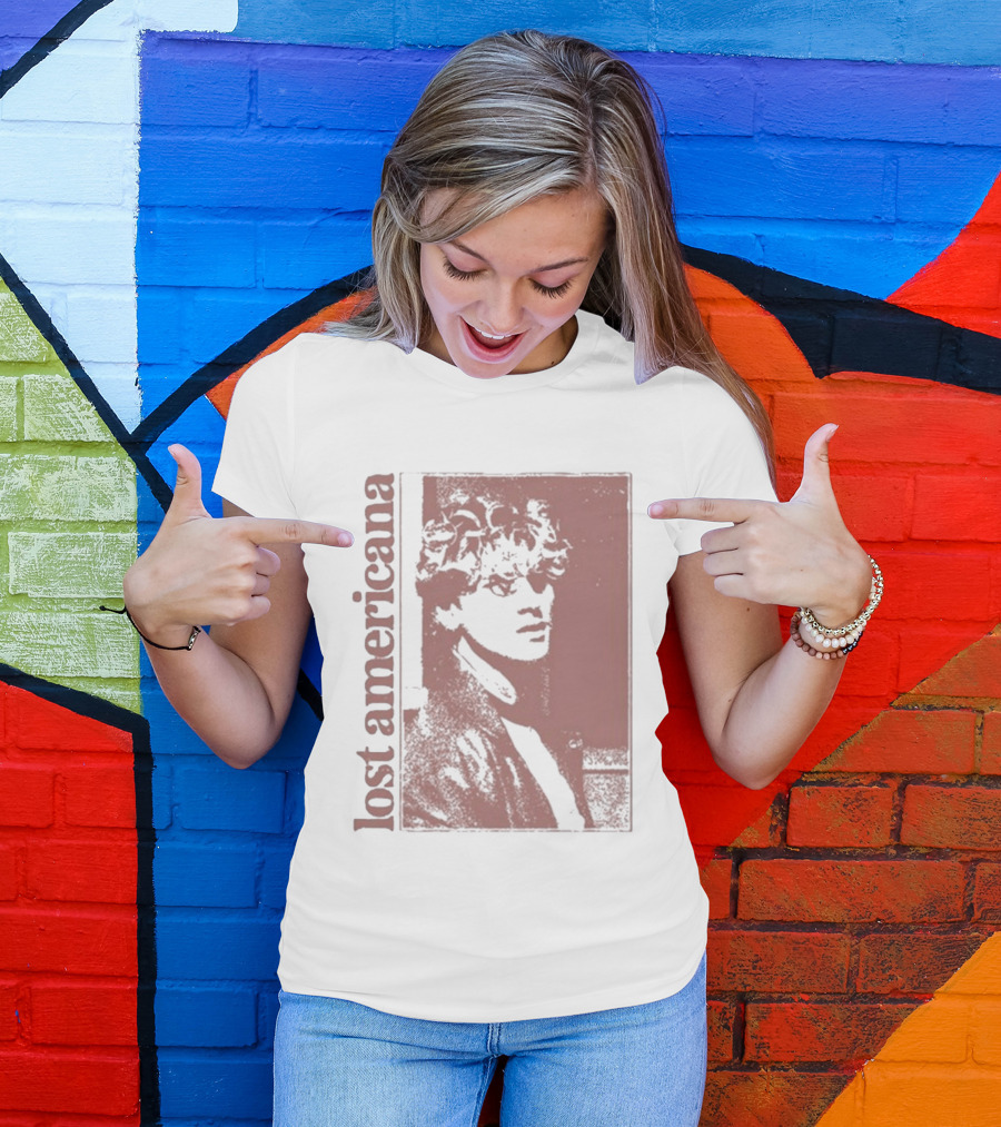 Lost Americana Mgk Retro Style Image T-Shirt