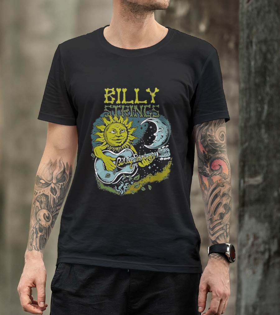 Billy Strings Sun And Moon Guitar T-Shirt