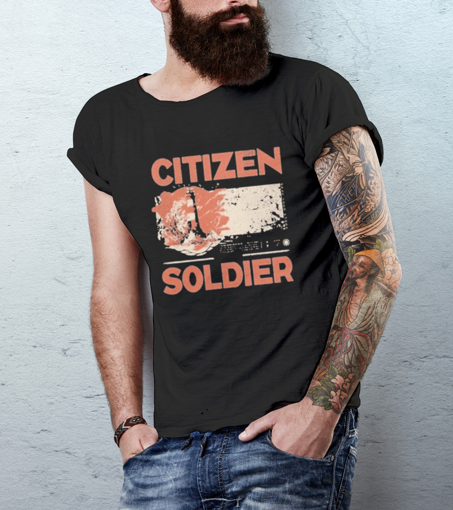 Citizen Soldier Save Your Story Torn Paper Distressed T-Shirt