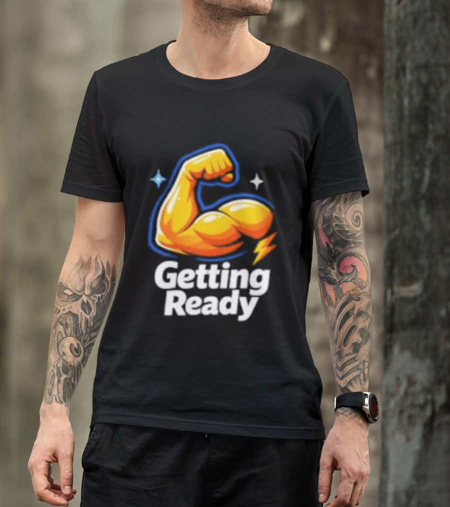 Cristiano Ronaldo Getting Ready Strong Arm Emoji T-Shirt