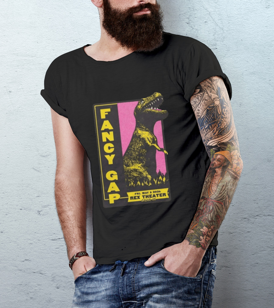 Fancy Gap Rex Theater Dinosaur Galax VA May 6 2026 T-Shirt