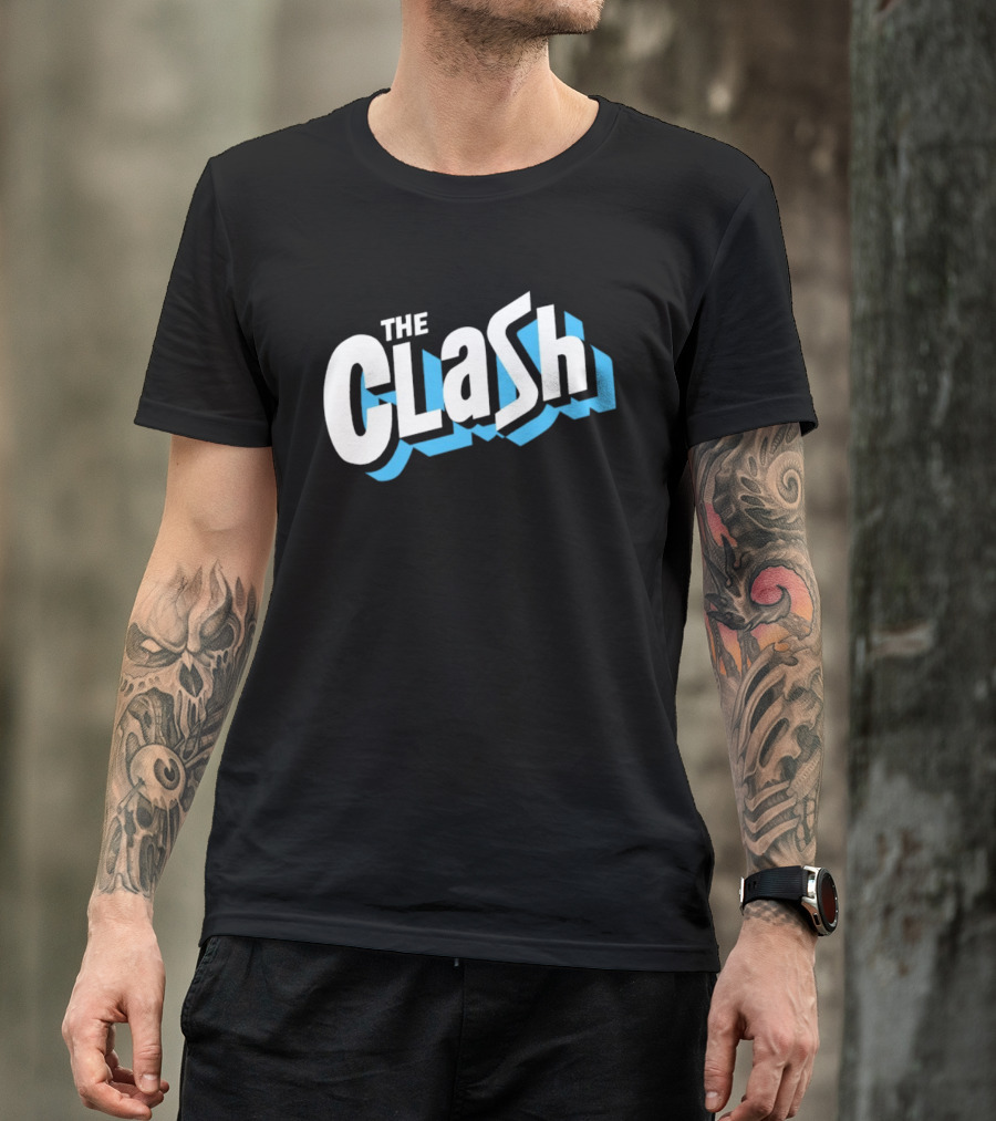 The Clash White And Blue T-Shirt