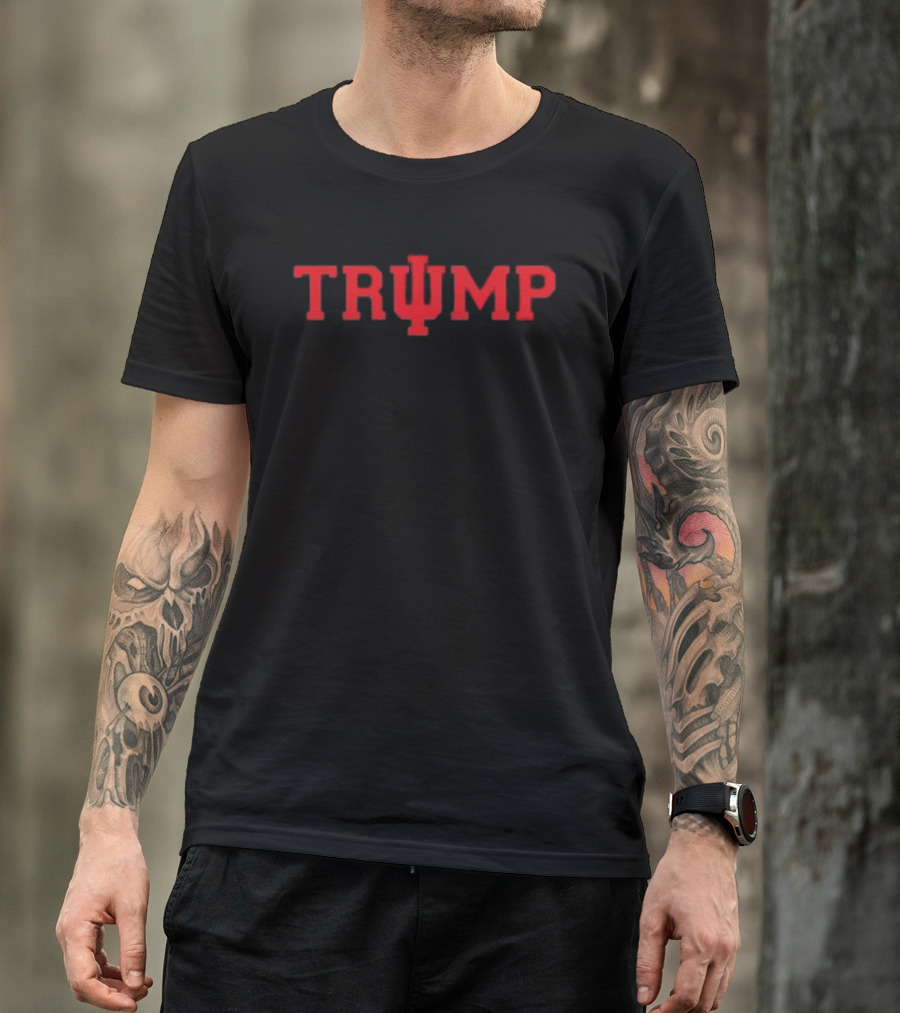 2026 Indiana Hoosiers IU Trident Trump T-Shirt
