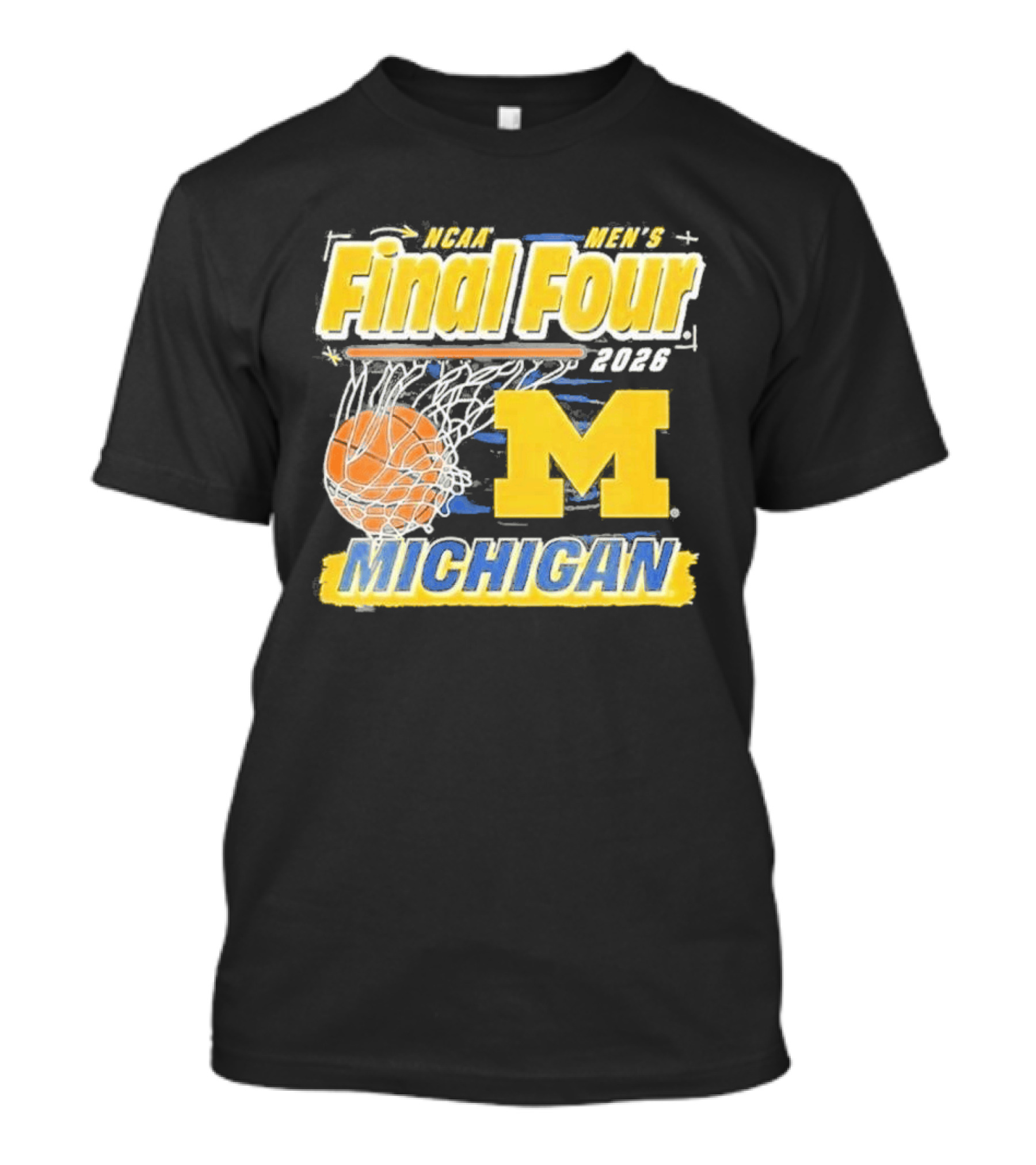 NCAA Men's Final Four 2026 Michigan Basketball M T-Shirt