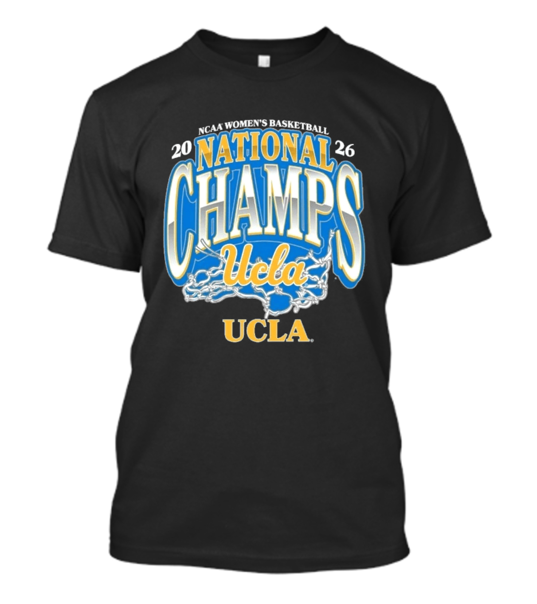 NCAA Women's Basketball 2026 National Champs UCLA Bruins T-Shirt