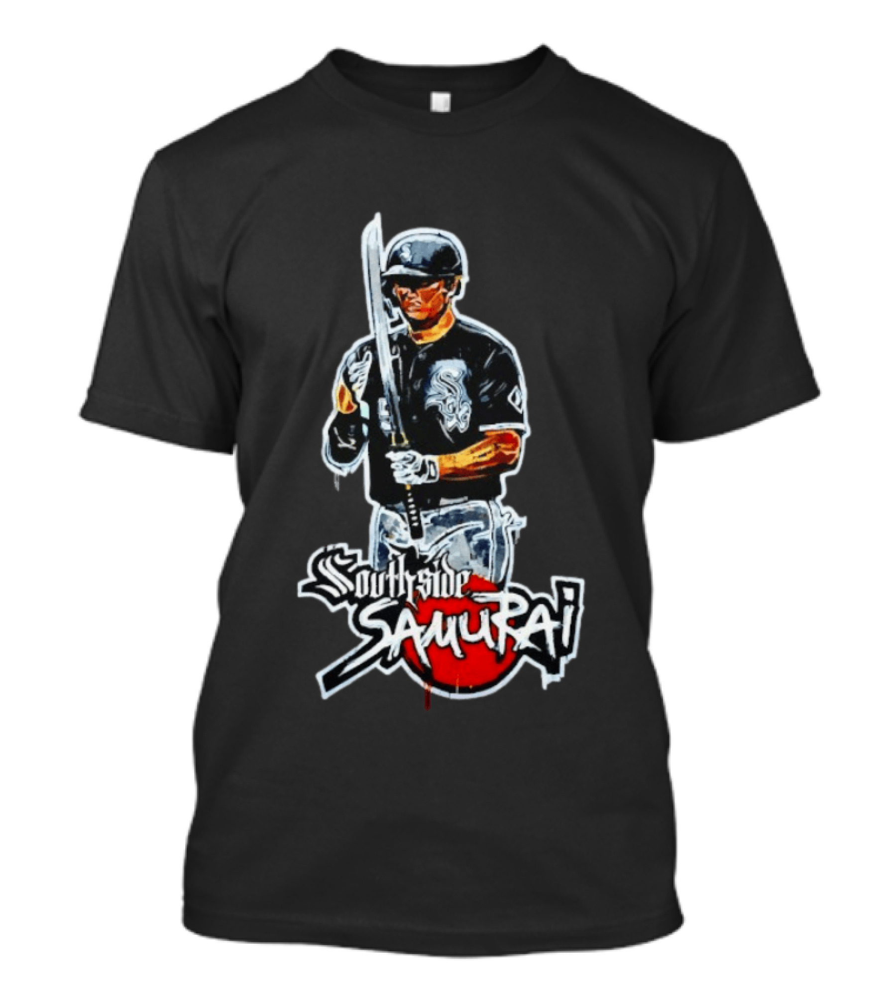 Southside Samurai Baseball Player Chicago White Sox T-Shirt