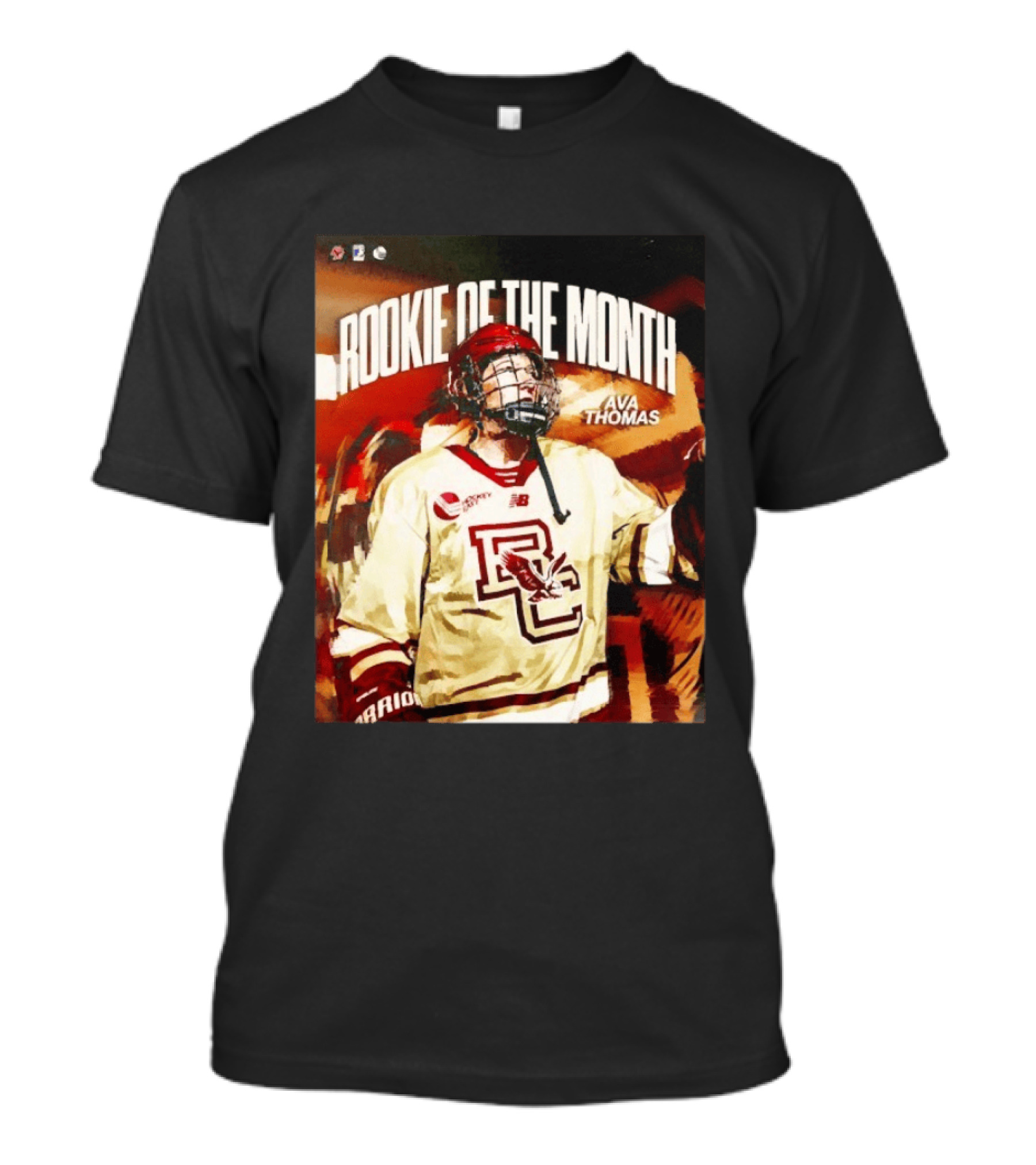 Rookie Of The Month Ava Thomas Boston College Hockey T-Shirt
