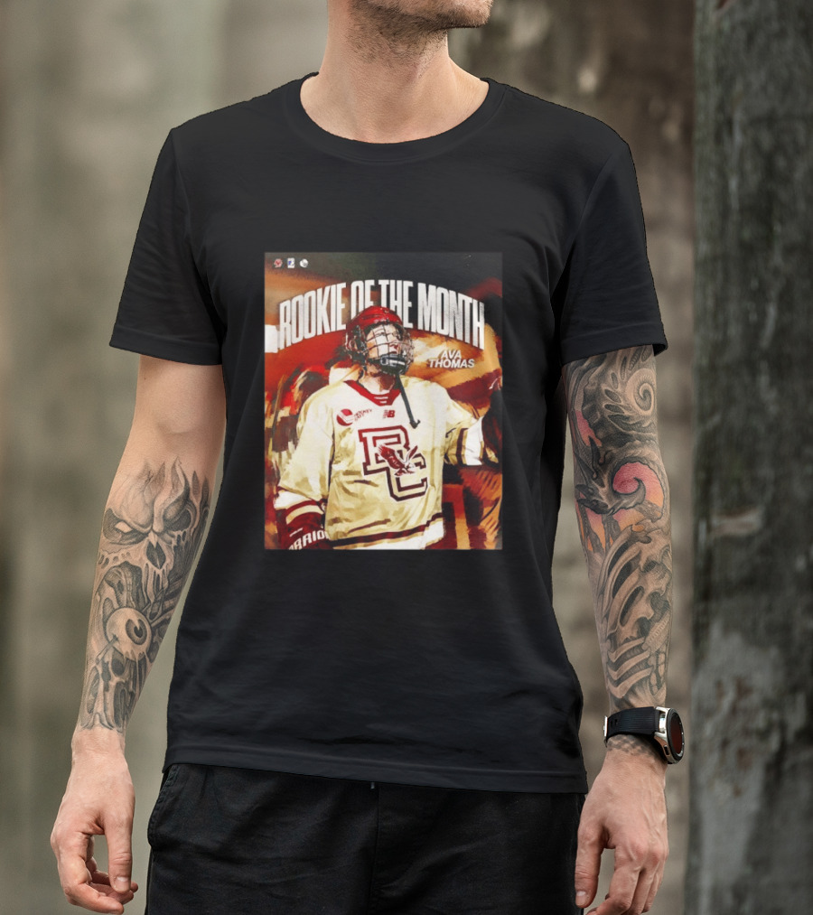 Rookie Of The Month Ava Thomas Boston College Hockey T-Shirt
