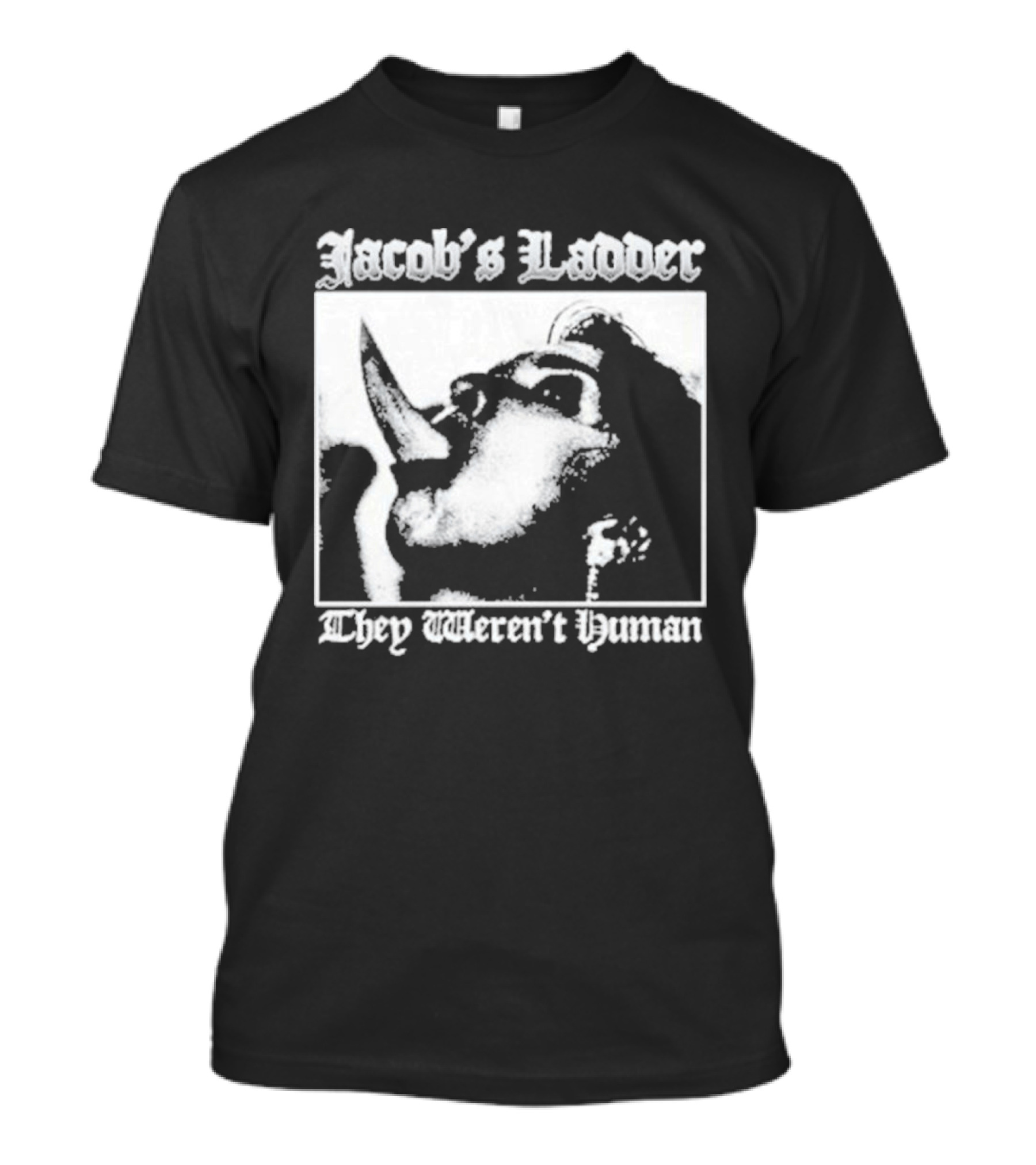 Jacob's Ladder 1990 Cult They Weren't Human Face Montage T-Shirt