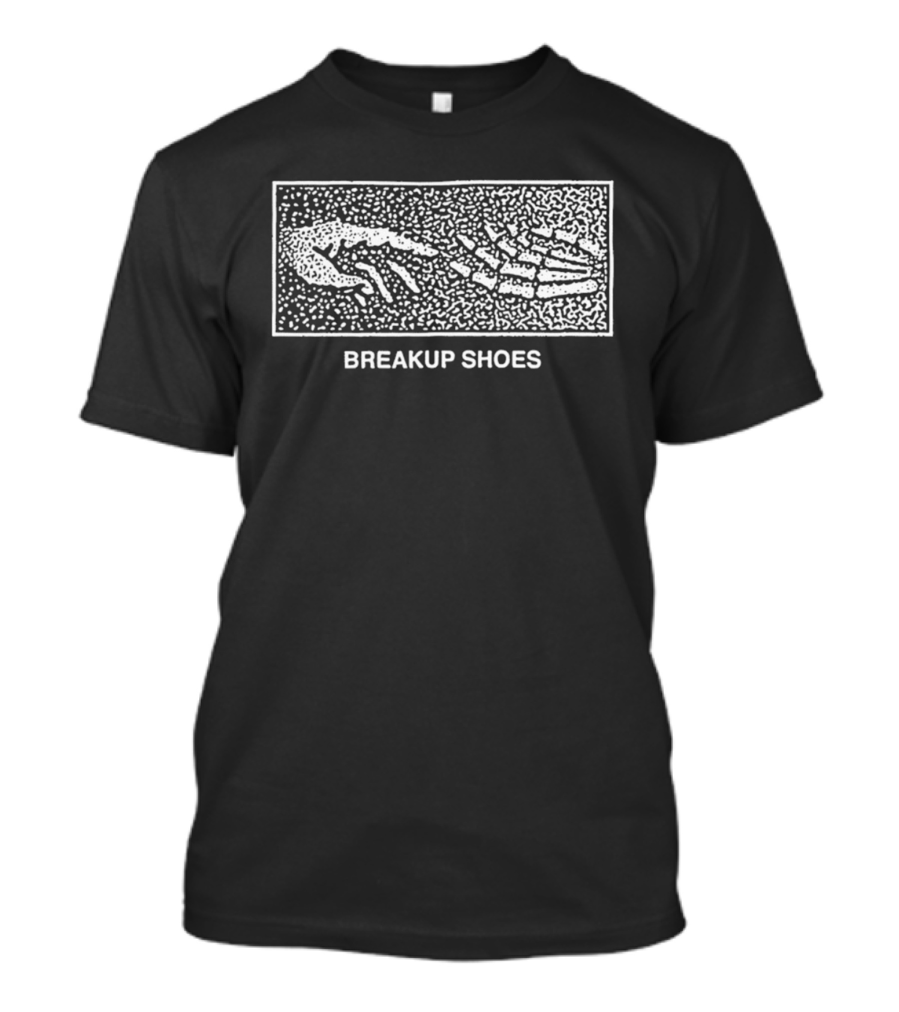 Breakup Shoes Skeleton Hand Pixel T-Shirt