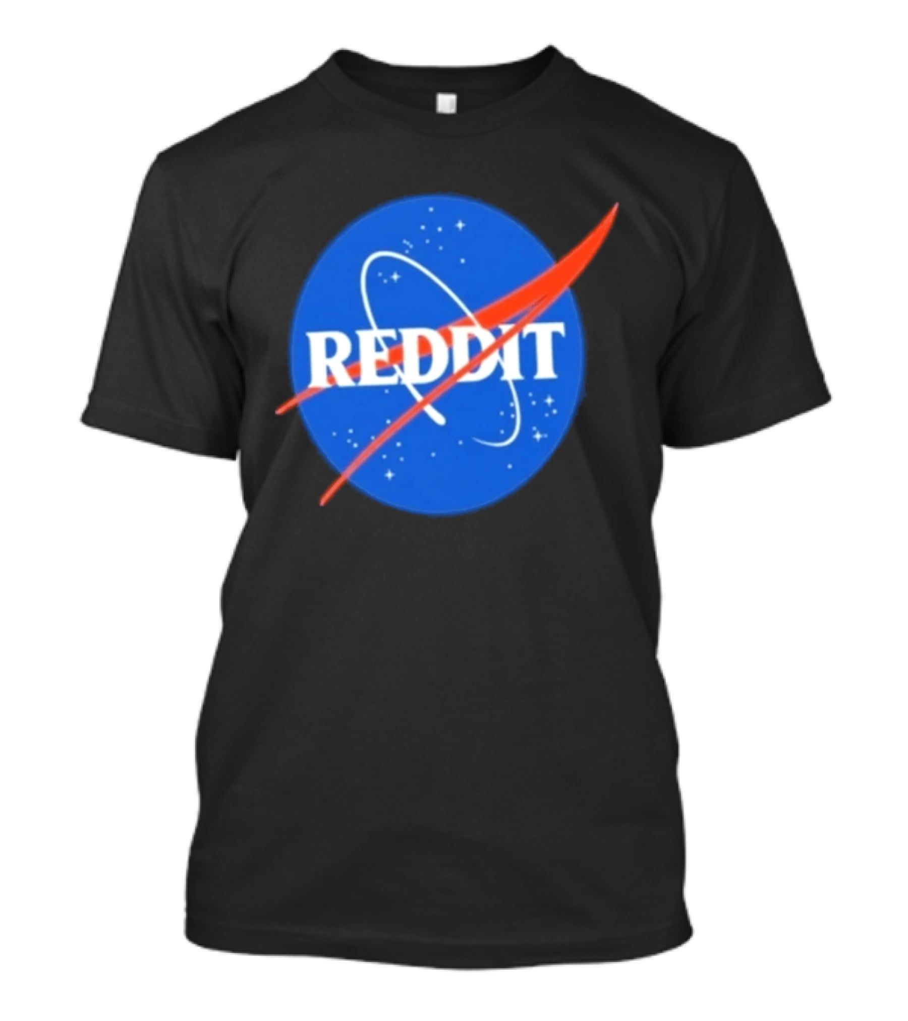 Reddit Nasa Crossover Space Motif T-Shirt