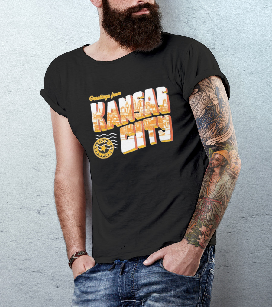 Greetings From Kansas City City Of Champions T-Shirt
