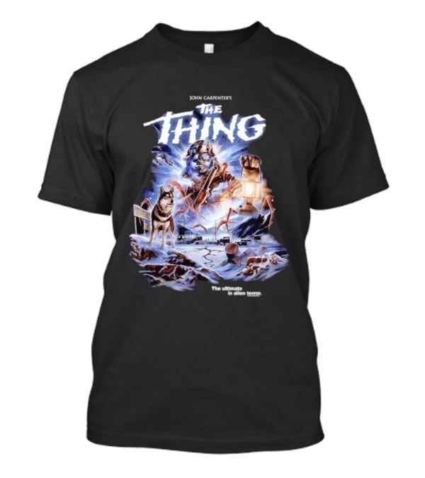 John Carpenter's The Thing The Ultimate In Alien Terror Retro Horror Movie T-Shirt