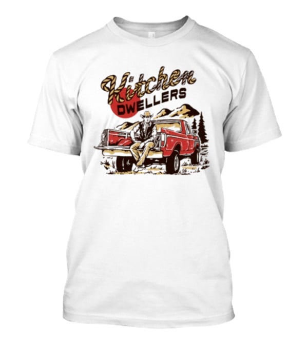Kitchen Dwellers Tour 2026 Vintage Pickup Mountain Scene T-Shirt
