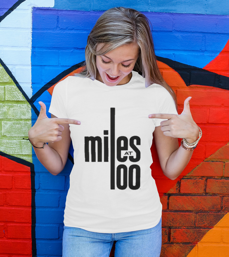 Miles Davis Miles At 100 Black T-Shirt