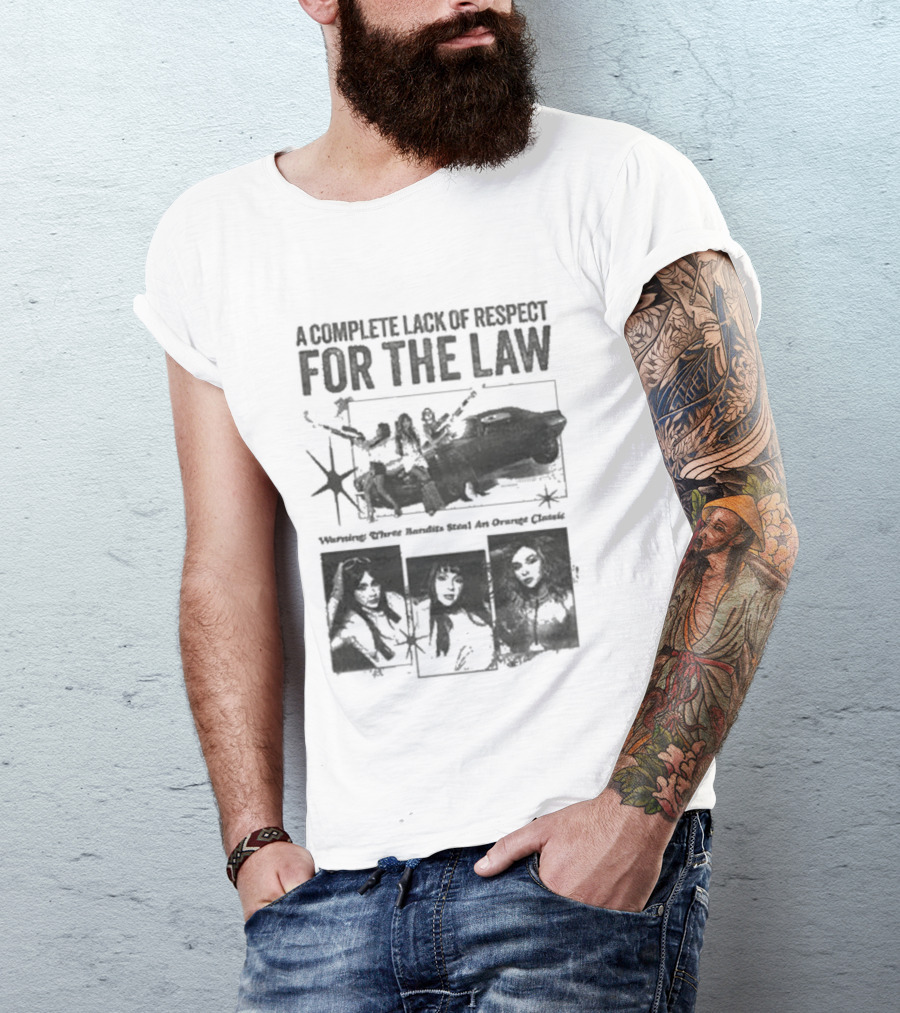 A Complete Lack Of Respect For The Law The Warning Kerosene Newspaper T-Shirt