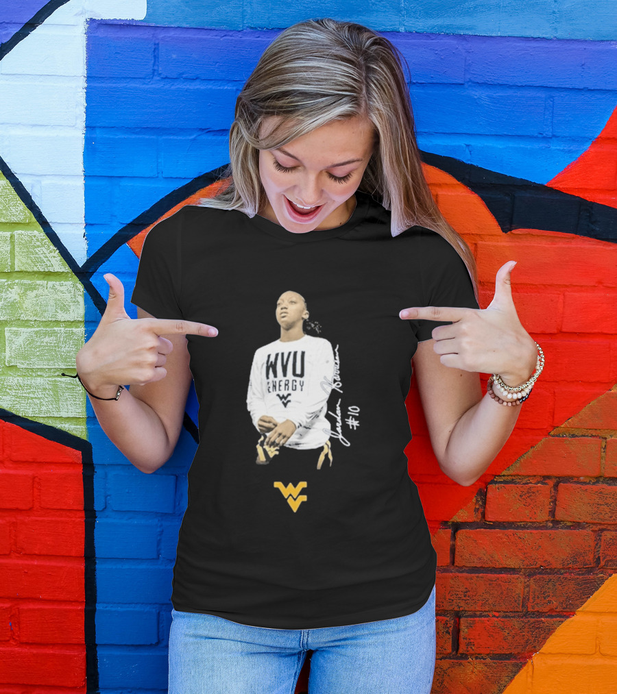 WVU Energy Jordan Harrison #10 West Virginia T-Shirt