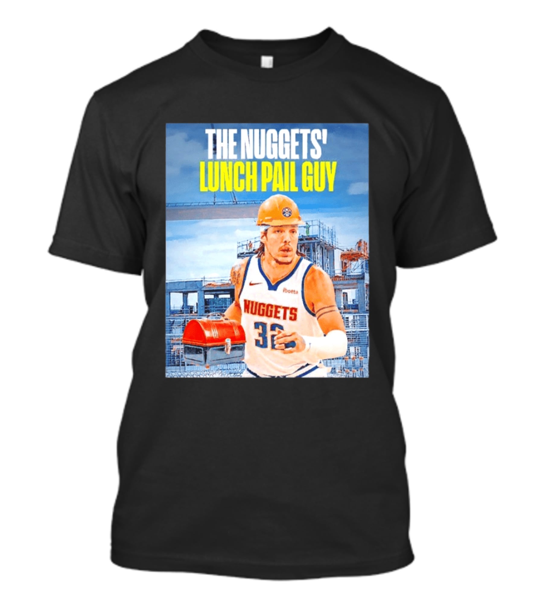 The Nuggets Lunch Pail Guy Aaron Gordon Denver Basketball Player T-Shirt