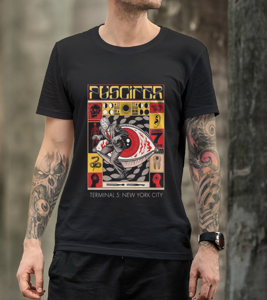 Puscifer Terminal 5 New York City Concert July 4 2026 Eye T-Shirt