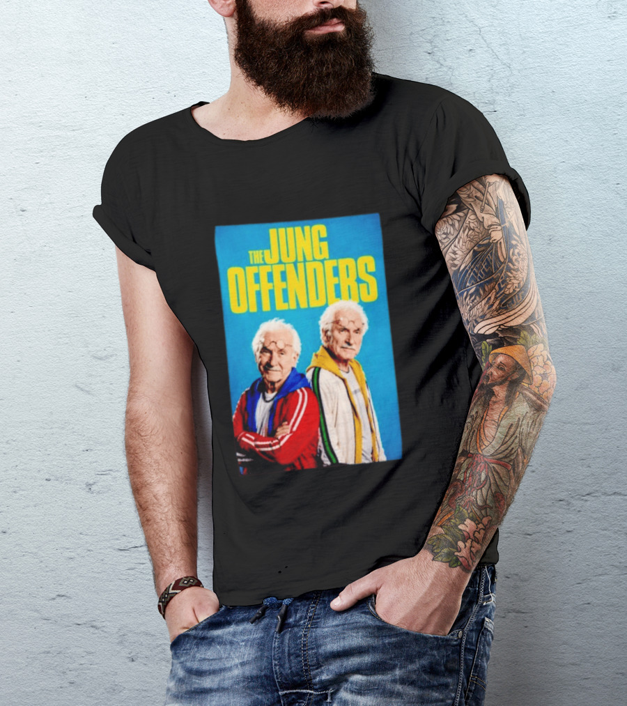 The Jung Offenders Comedy Duo Vintage Look T-Shirt