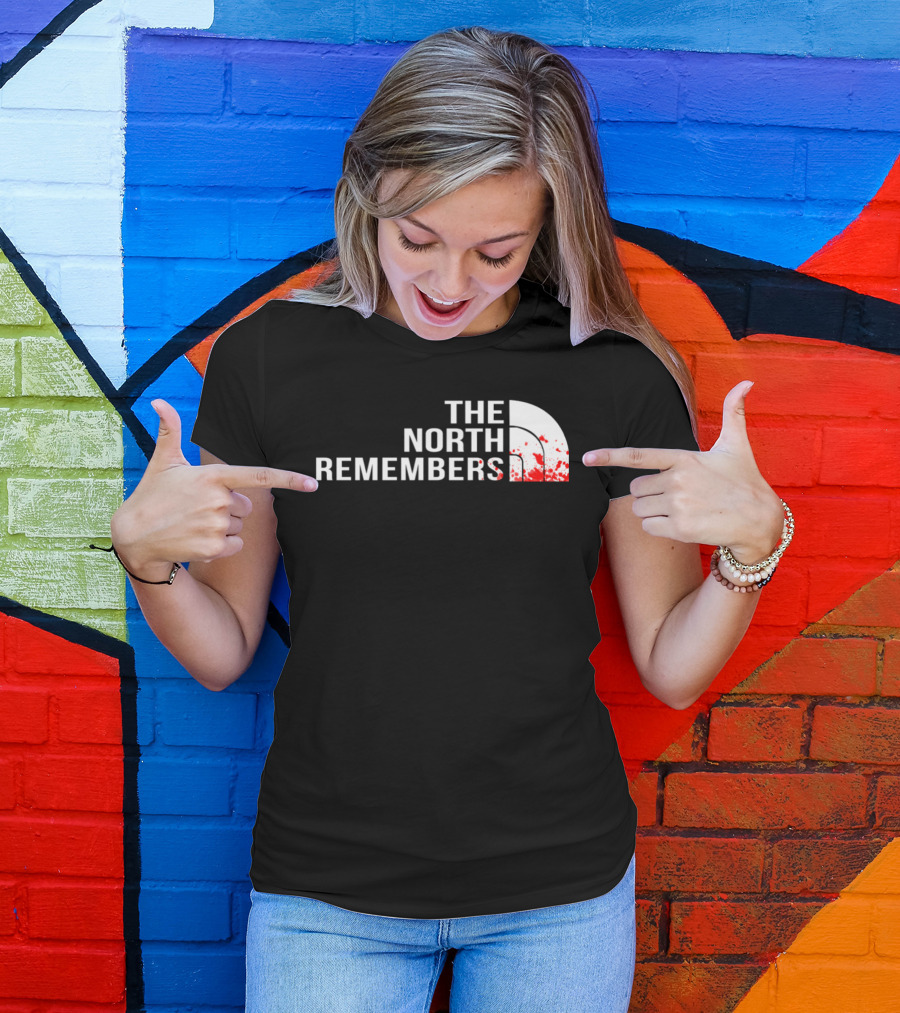 The North Remembers GOT Blood Splatter T-Shirt