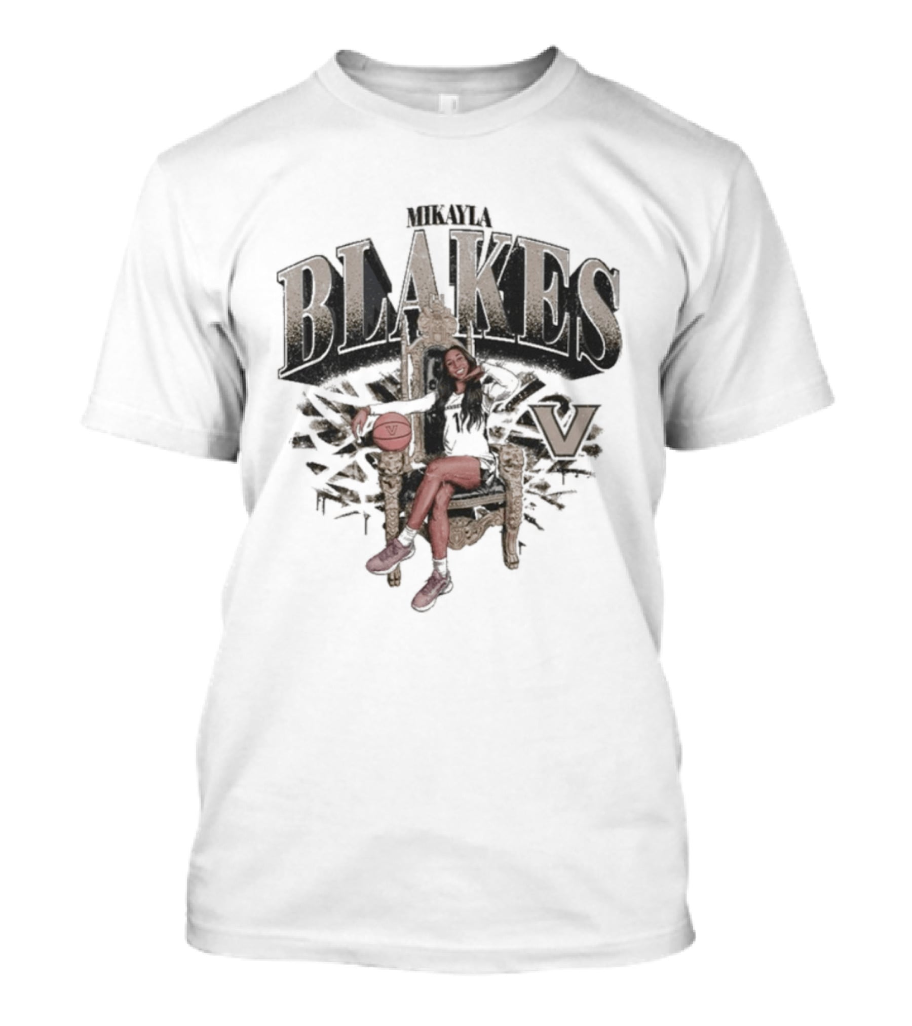 Mikayla Blakes Vanderbilt Commodores Basketball Vintage 90s T-Shirt