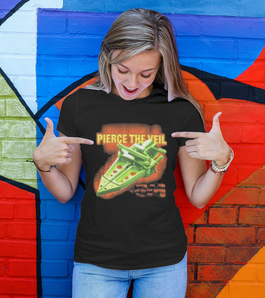 Pierce The Veil Jaws Movie Art Cover T-Shirt