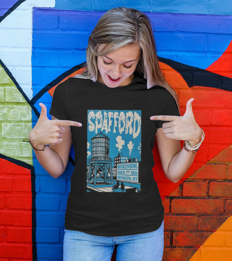 Spafford Brooklyn Bowl March 7th 2026 Brooklyn NY T-Shirt
