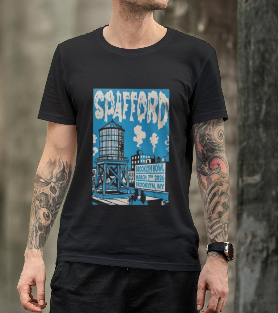 Spafford Brooklyn Bowl March 7th 2026 Brooklyn NY T-Shirt