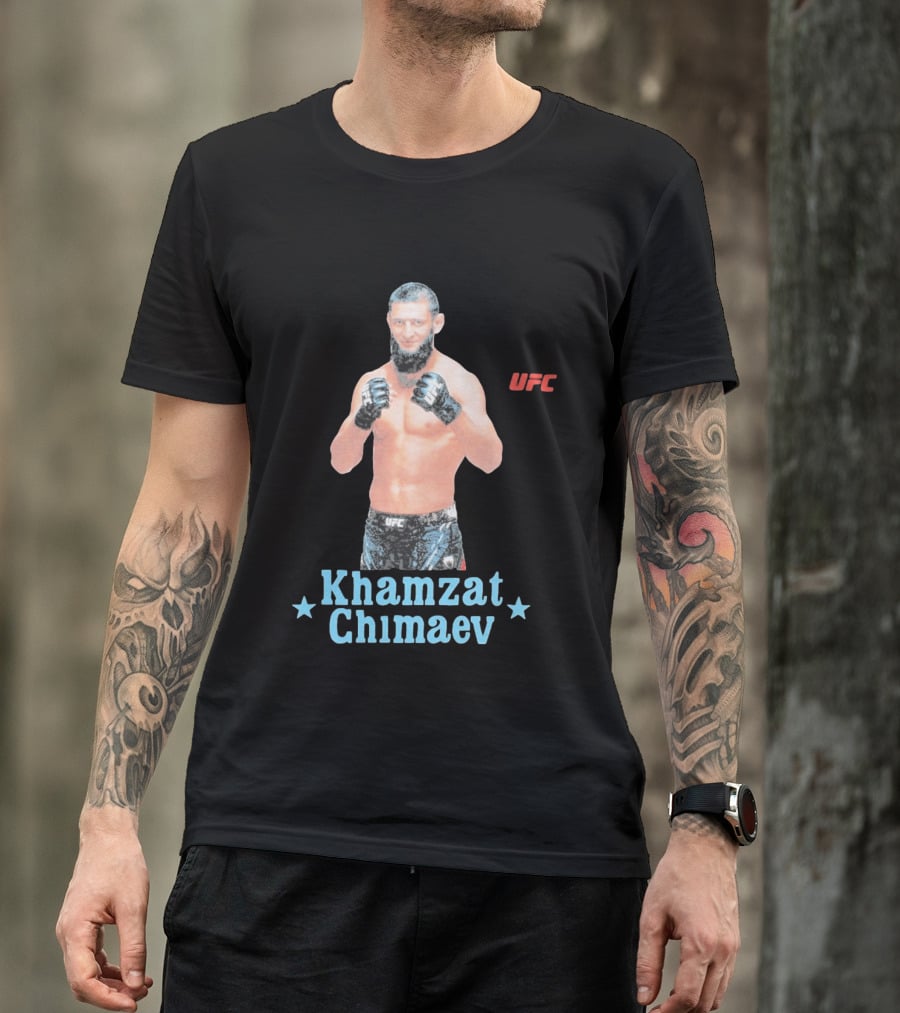 Khamzat Chimaev UFC Wacko Maria Collaboration T-Shirt