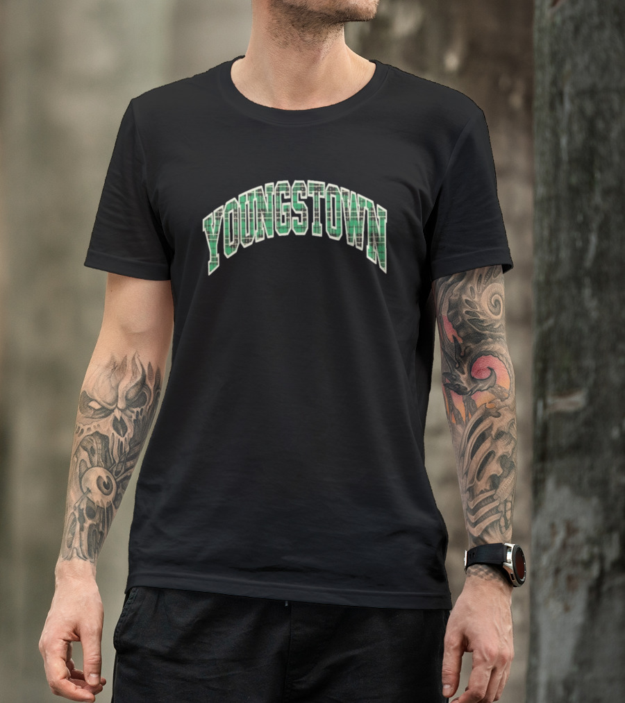 Youngstown Green Plaid T-Shirt