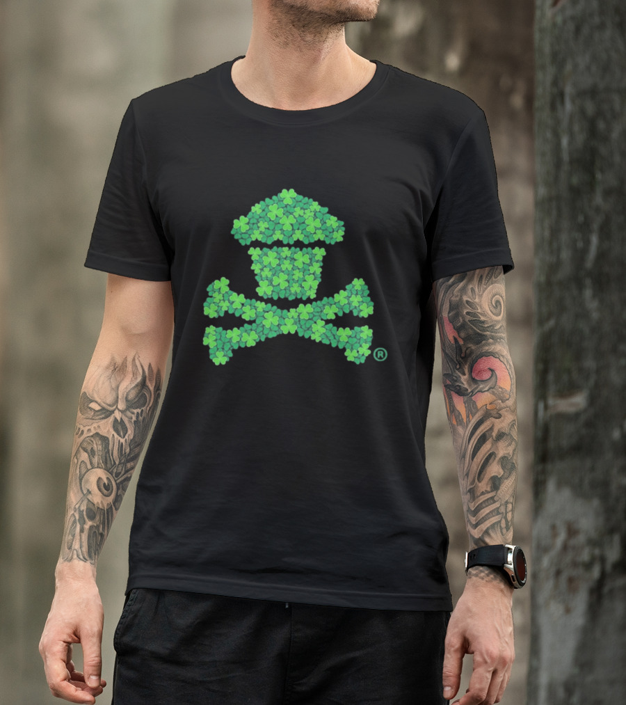 Johnny Cupcakes Clover Cupcake And Crossbones T-Shirt