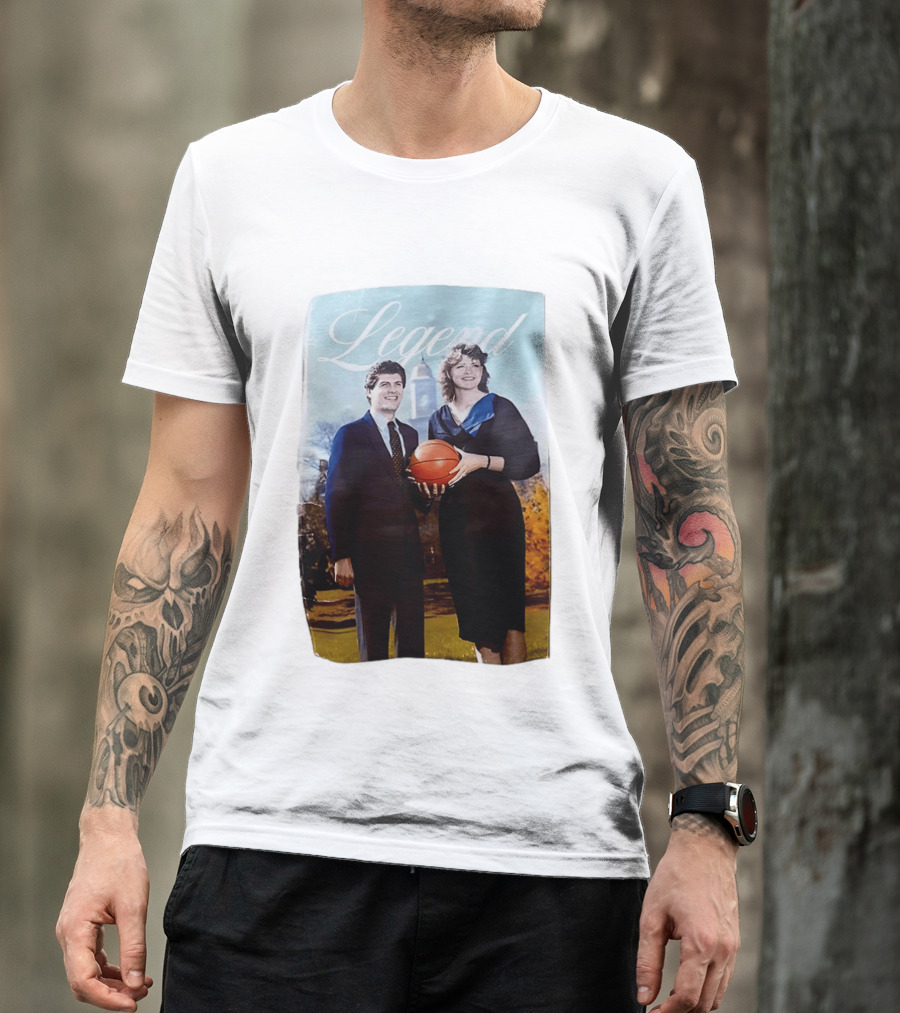 UConn Big East Legend Peggy Myers Basketball Custom T-Shirt