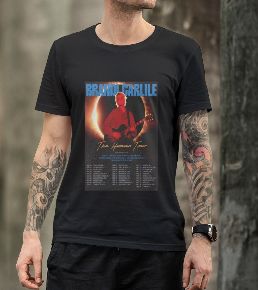 BRANDI CARLILE The Human Tour 2026 Concert Dates And Special Guests T-Shirt