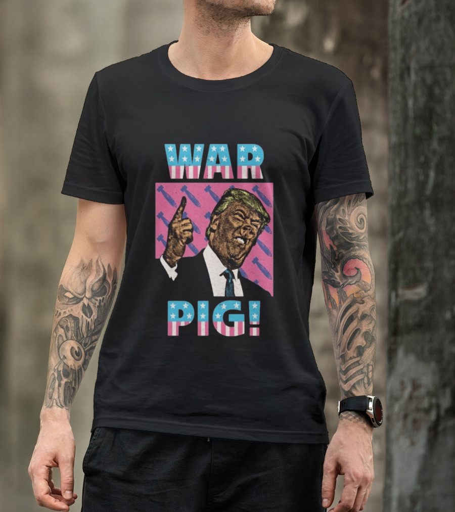WAR PIG Patriotic Bombs T-Shirt