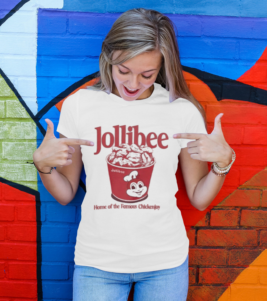 Jollibee Home Of The Famous Chickenjoy Bucket T-Shirt