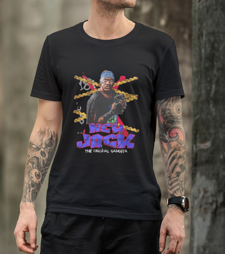New Jack The Original Gangsta Classic Wrestling Legend T-Shirt