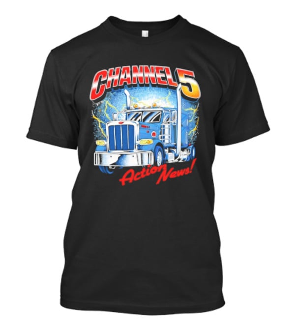 CHANNEL 5 Action News Truck Lightning T-Shirt
