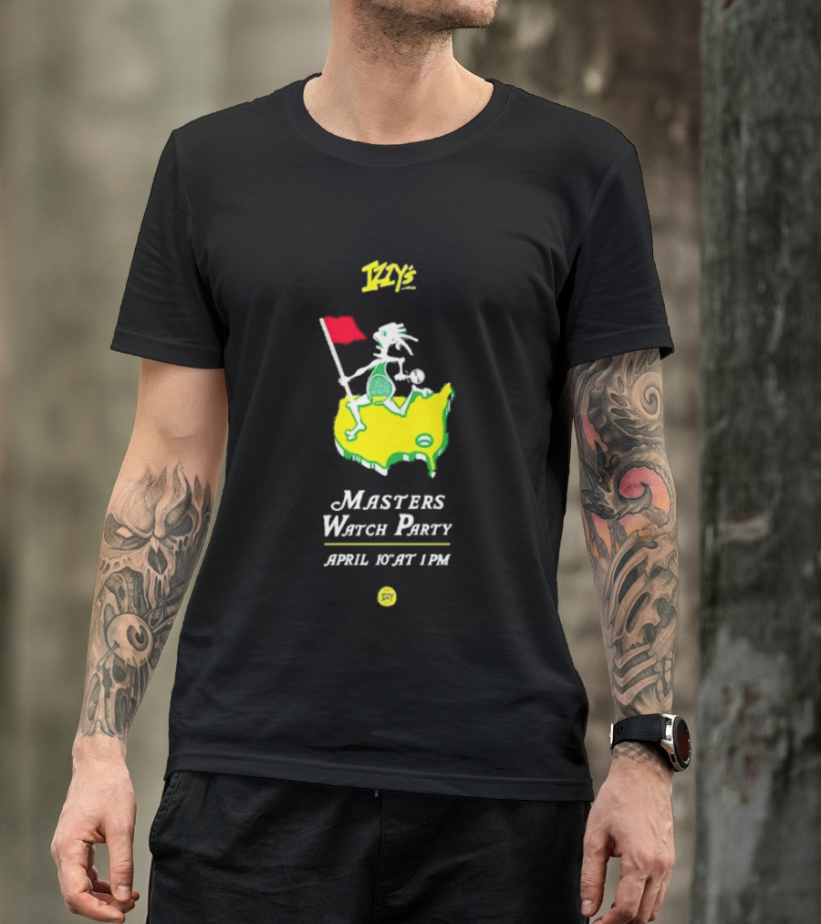 Izzy's Masters Party April 10th 1PM Golf Event T-Shirt